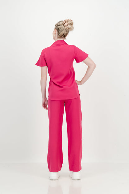 Women's Kyoto High Waist Set - Cerise Pink