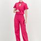 Women's Kyoto High Waist Set - Cerise Pink