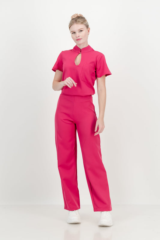 Women's Kyoto High Waist Set - Cerise Pink