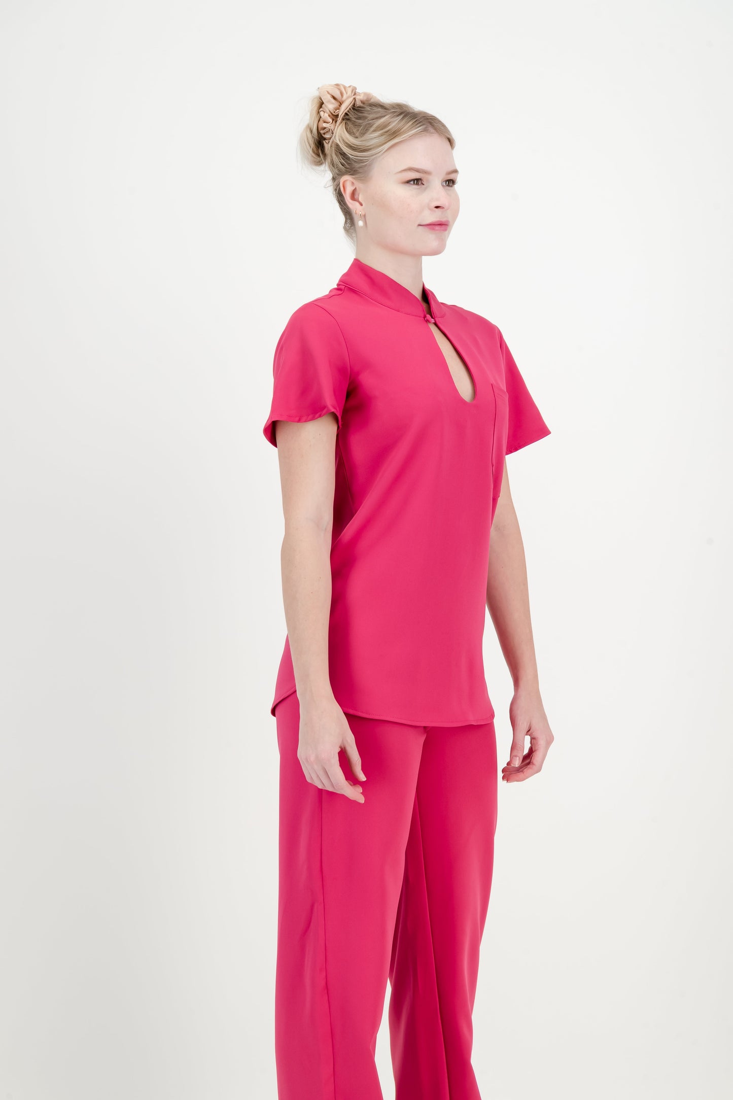 Women's Kyoto Top - Cerise Pink