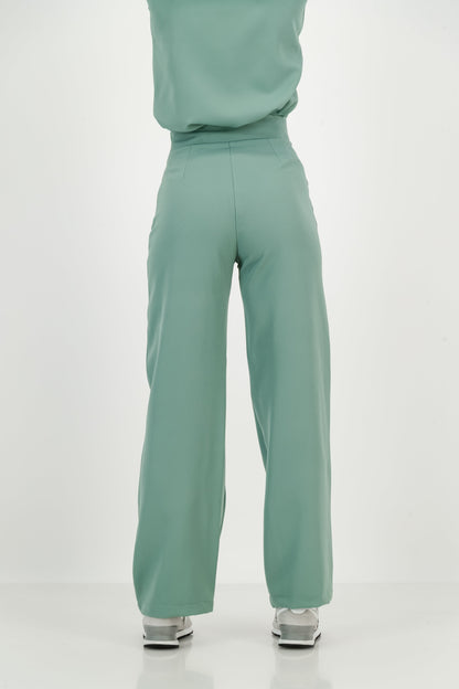 Women's Kyoto High Waist Trousers - Sage Green