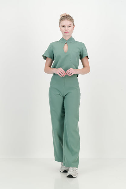 Women's Kyoto High Waist Set - Sage Green