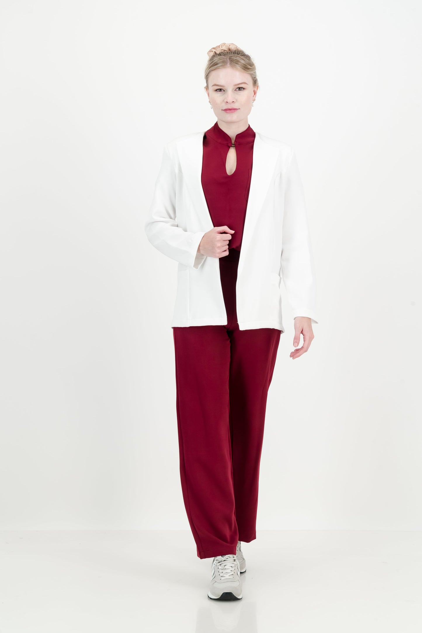 Women's Kyoto High Waist Set - Merlot Red